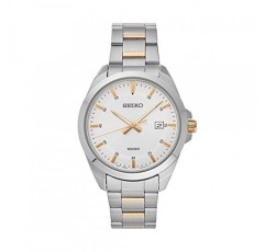 세이코 실버 다이얼 스테인레스 스틸 남성용 시계 SUR211