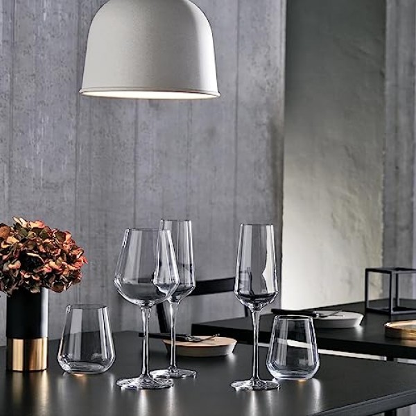 Bormioli Rocco InAlto Uno 스템리스 유리, 6개 세트, 15.25oz, 투명