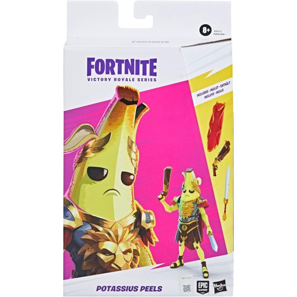 Hasbro Fortnite Victory Royale Series Potassius Peels Collectible Action Figure with Accessories, 15 cm, Multicolor (F5711)