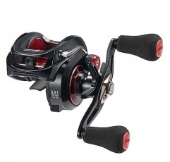 Piscifun Alijoz Baitcaster 낚시 릴, 300 크기 알루미늄 프레임 베이트 캐스팅 릴, 5.9:1 기어 비율 33Lbs 최대 드래그, 담수 및 바닷물 머스키용 로우 프로파일 캐스팅 릴