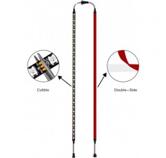 BTF-LIGHTING LED RGB PC 라이트 스트립 2PC Asus Aura, Asrock RGB LED, Gigabyte RGB Fusion, MSI Mystic Light 5V 주소 지정 가능 2PC용 5V 3핀 RGB LED 헤더용 19in 개별 주소 지정 가능 LED 스트립