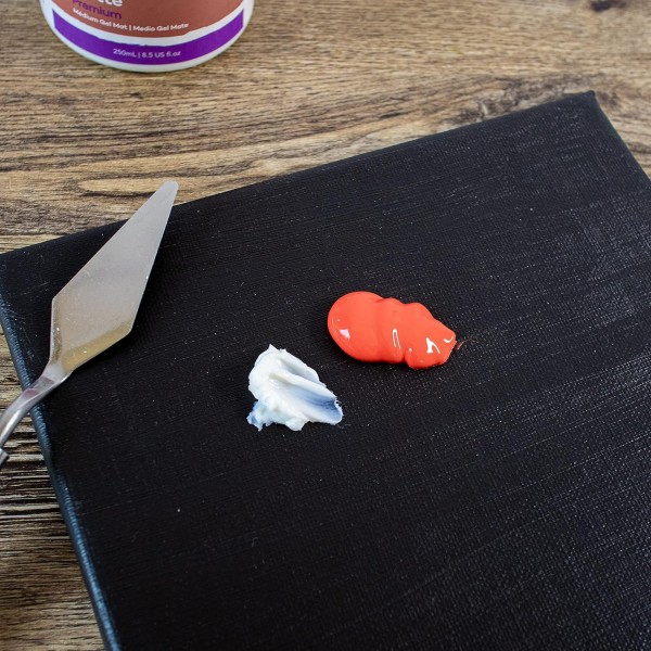 Mont Marte 아크릴 페인트용 미디엄 매트 - 250ml - 균일한 매트 마감을 위한 젤 미디엄