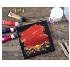 Mont Marte 아크릴 페인트용 미디엄 매트 - 250ml - 균일한 매트 마감을 위한 젤 미디엄