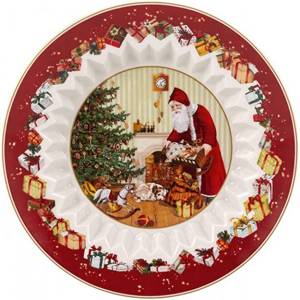 Villeroy & Boch 14-8332-3634 페이스트리 접시, 도자기, 다채로운, 25X25X4,5CM