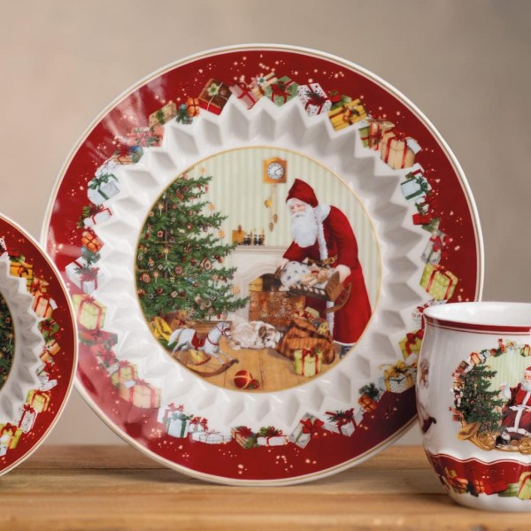 Villeroy & Boch 14-8332-3634 페이스트리 접시, 도자기, 다채로운, 25X25X4,5CM