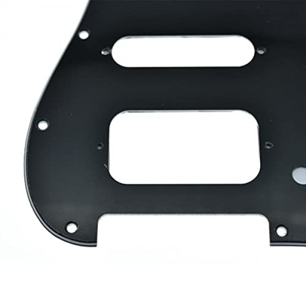 Dopro 11홀 Strat HSS 기타 픽가드 2스크류 험버킹 픽업 마운트(미국 FD Stratocaster Black 3 Ply용)