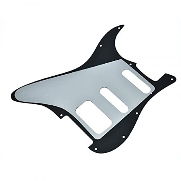 Dopro 11홀 Strat HSS 기타 픽가드 2스크류 험버킹 픽업 마운트(미국 FD Stratocaster Black 3 Ply용)