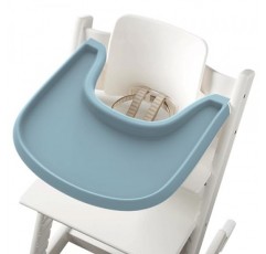 Stokke Tripp Trapp 유아용 유아용 의자, 실리콘 플레이스매트, 유아용 의자 트레이 핑거 푸드 플레이스매트(남아 및 여아, 아기, 유아용)(에테르)