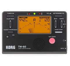 Korg TM60BK 튜너 메트로놈, 블랙