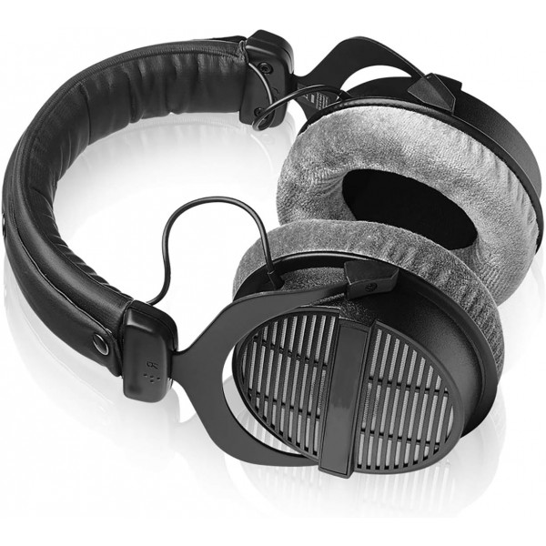 DT440, DT660, DT770, DT860, DT990, DT990PRO, Grado SR(블랙/링클 스킨)과 호환되는 스냅/교체 헤드밴드가 있는 Geekria 헤드밴드 컴포트 쿠션