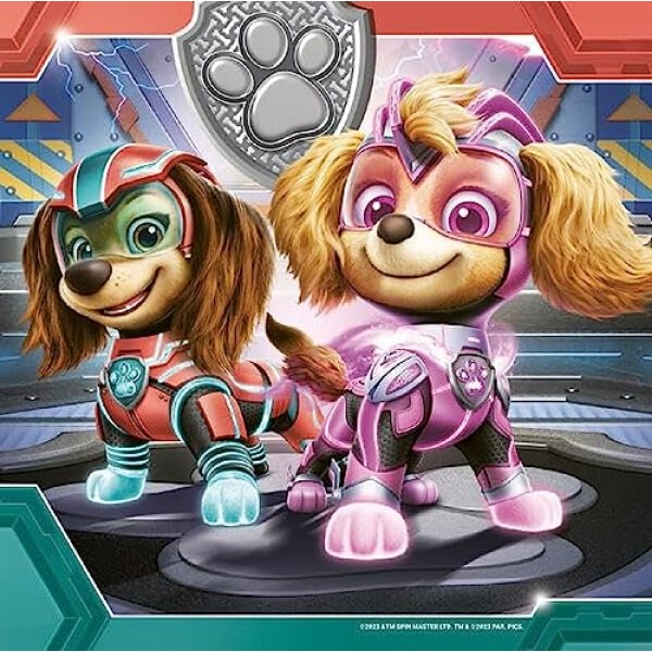 Ravensburger 어린이 퍼즐 05708 - PAW Patrol: The Mighty Movie - 5세 이상 어린이를 위한 3 x 49 조각 Paw Patrol 퍼즐