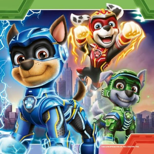Ravensburger 어린이 퍼즐 05708 - PAW Patrol: The Mighty Movie - 5세 이상 어린이를 위한 3 x 49 조각 Paw Patrol 퍼즐