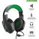 Xbox Series X(S)용 Trust Gaming Headset GXT 323 X Carus - Xbox One(X)용 마이크가 있는 유선 게임용 헤드폰 - 녹색/검은색, 단일 크기, 24324 X-BOX 스타일