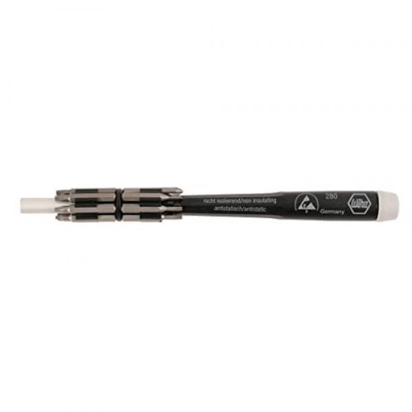 Wiha 75093 16피스 ​​시스템 4 ESD 슬롯형, 필립스 및 Torx 마이크로 비트 세트