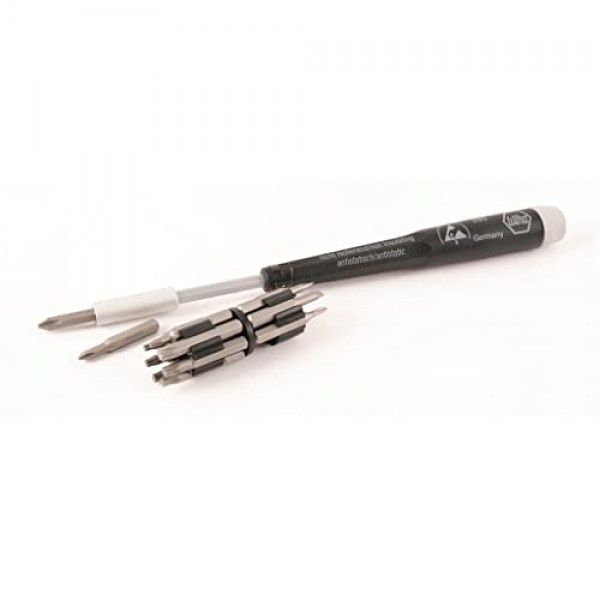 Wiha 75093 16피스 ​​시스템 4 ESD 슬롯형, 필립스 및 Torx 마이크로 비트 세트
