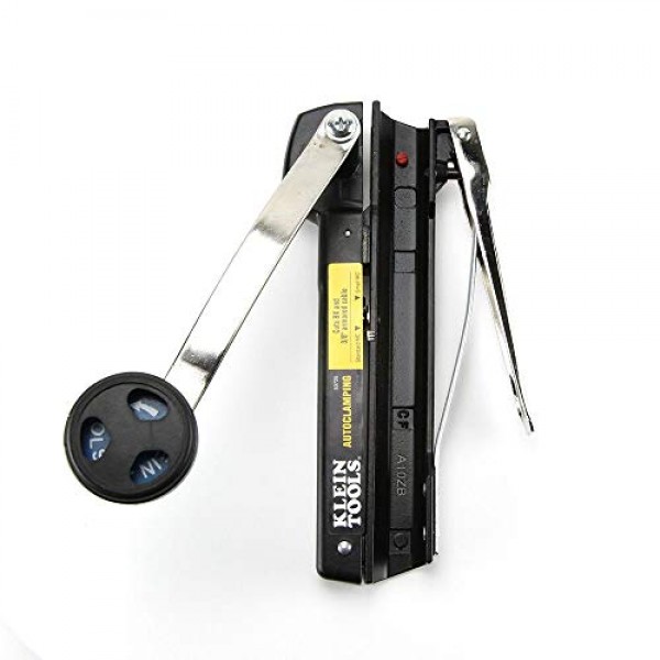 Klein Tools 53725 아머드 및 BX 케이블 커터, 최대 3/8인치 아머드 케이블 절단-BX-AC-MC-MCAP-그린필드, 보관 및 추가 블레이드 포함