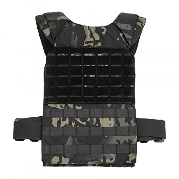 WOLF TACTICAL 남성용 퀵 릴리스 가중 조끼 운동 조끼, 근력 훈련 무게 조끼 가중 조끼 남성용
