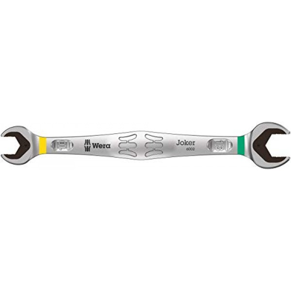 Wera - 5003760001 4013288173010 더블 오픈 엔드 렌치 조커 10x13x167mm, MULTI