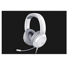 Razer Kraken X Mercury - 게임용 헤드셋(PC, Mac, Xbox One, PS4 및 Switch용 초경량 게임용 헤드폰, 헤드밴드 패딩, 7.1 서라운드 사운드) 화이트