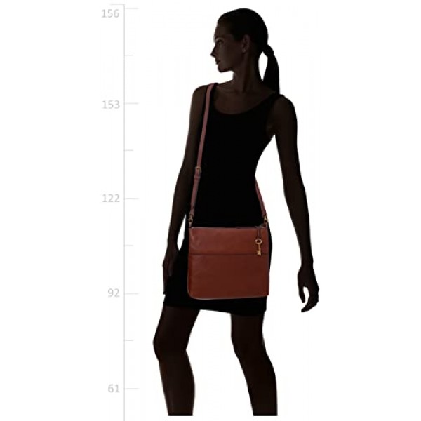 Fossil 여성용 피오나 크로스바디, 30.1752 cm x 6.985 cm x 25.0952 cm 브라운