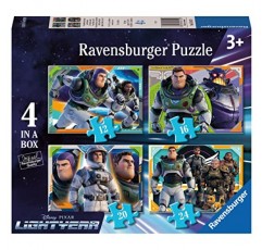 Ravensburger 디즈니 픽사 버즈 라이트이어 직소 퍼즐 3세 이상 어린이용 - 상자에 4개(12, 16, 20, 24개 조각)