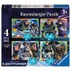 Ravensburger 디즈니 픽사 버즈 라이트이어 직소 퍼즐 3세 이상 어린이용 - 상자에 4개(12, 16, 20, 24개 조각)