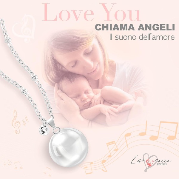 Lovemycocca Call Pregnancy Angels, 미래의 엄마를 위한 임산부 목걸이, 천사의 부름, 특별한 친구 선물 아이디어에 적합