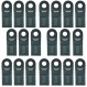 20 x TopsTools WX35F_20 Rockwell F30 F50 F80 Sonicrafter AEG Ryobi Worx Multitool 멀티 도구 액세서리 용 OMT 미세 치아 블레이드