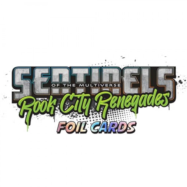 게임보다 뛰어남: 다중우주의 감시자: Definitive Edition - Rook City Renegades Foil Pack 2 - 슈퍼 히어로 보드 게임 액세서리