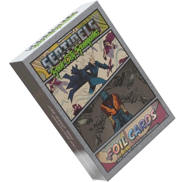 게임보다 뛰어남: 다중우주의 감시자: Definitive Edition - Rook City Renegades Foil Pack 2 - 슈퍼 히어로 보드 게임 액세서리