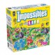 수수께끼 | Hasbro Impossibles 퍼즐은 15세 이상 고급 퍼즐러를 위한 750피스 국경 없는 퍼즐인 인생의 고전 게임의 이미지를 담고 있습니다.