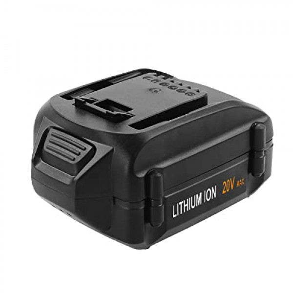 GERIT BATT 업그레이드된 6000mAh WA3578 Worx 20v 배터리용 교체 Worx 20 볼트 리튬 WA3525 WA3520 WA3575 WG151s WG155s WG251s WG540s WG890 WG891 WG255s WG545s