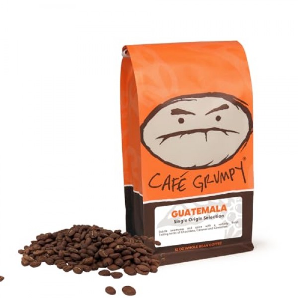 Café Grumpy Coffee - 과테말라, 12온스 백, 싱글 오리진, 미디엄 로스트, 드립, 프렌치 프레스, 푸어 오버, 콜드브루(원두)