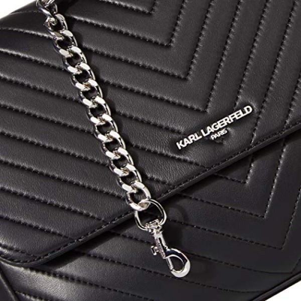 KARL LAGERFELD 여성용 샬롯 탑 핸들 사첼 숄더백