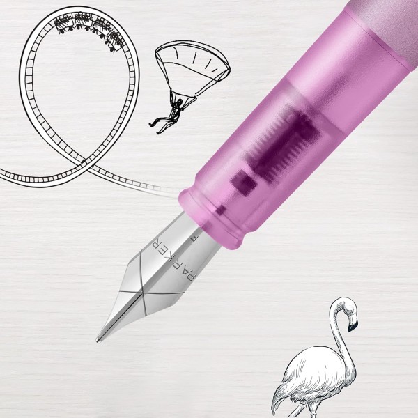 PARKER 만년필 Vector XL Matte Lilac M Blue 펜촉 사이즈 M 라일락