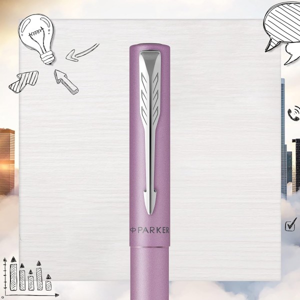 PARKER 만년필 Vector XL Matte Lilac M Blue 펜촉 사이즈 M 라일락