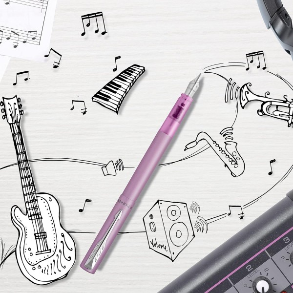 PARKER 만년필 Vector XL Matte Lilac M Blue 펜촉 사이즈 M 라일락