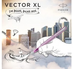 PARKER 만년필 Vector XL Matte Lilac M Blue 펜촉 사이즈 M 라일락