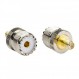 Eagles 2pcs SMA 암-UHF 암 SO-239 SO239 커넥터, Baofeng UV5R 및 GT3-TP 라디오 용 RF 동축 어댑터 PL259-기지국 안테나