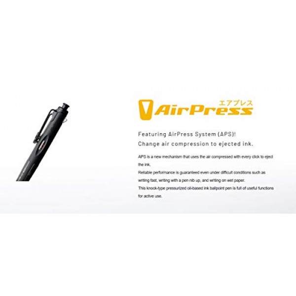 TOMBOW Airpress 펜 리필, 블랙, 1팩