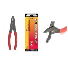 VAMPLIERS 7인치 슬립 조인트 나사 추출 플라이어, 프리미엄 CrV 강철, 일본산, 벗겨진/손상된/특수 나사, 너트 및 볼트를 잡고 제거하기 위한 수직 톱니 모양의 조.