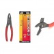 VAMPLIERS 7인치 슬립 조인트 나사 추출 플라이어, 프리미엄 CrV 강철, 일본산, 벗겨진/손상된/특수 나사, 너트 및 볼트를 잡고 제거하기 위한 수직 톱니 모양의 조.