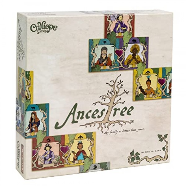 Ancestree - 우리 가족은 당신보다 낫습니다 - 우아한 타일 제도 가족 게임, 8세 이상