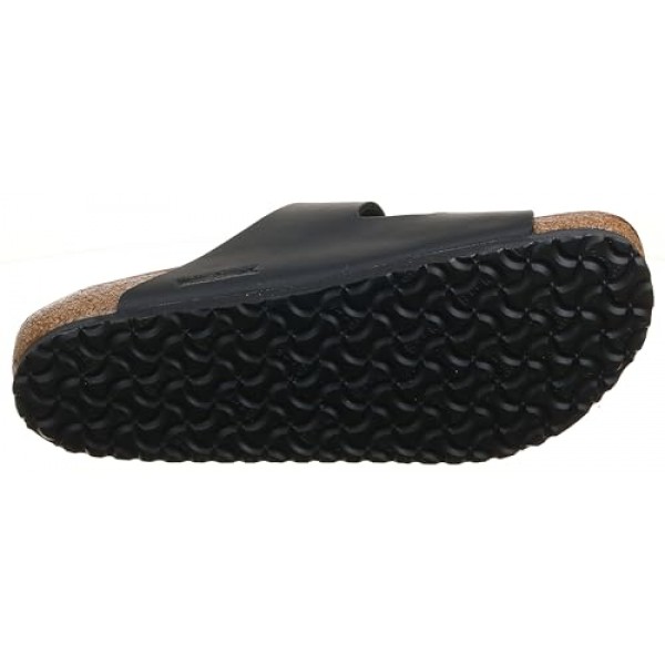 Birkenstock 남녀공용 애리조나 샌들, 블랙 Birko-Flor, 45 M EU