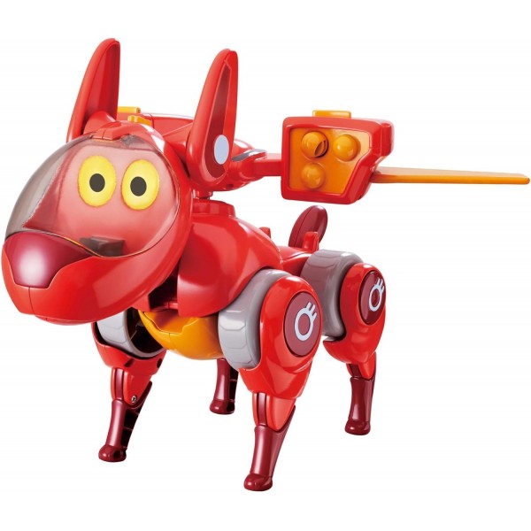 Giochi Preziosi Petronix Defender - 기능이 있는 강아지 20cm 및 그림 7cm, 액션 피규어 20cm, 3세 이상 어린이를 위한 변형 가능한 슈퍼 히어로