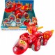 Giochi Preziosi Petronix Defender - 기능이 있는 강아지 20cm 및 그림 7cm, 액션 피규어 20cm, 3세 이상 어린이를 위한 변형 가능한 슈퍼 히어로