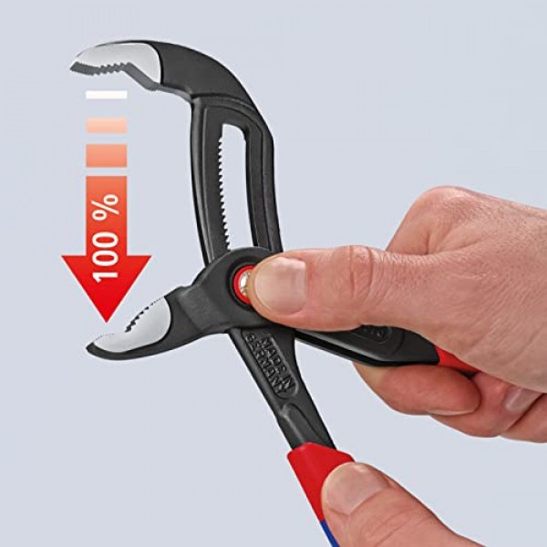 KNIPEX 87 21 250 코브라 퀵 세트 워터 펌프 플라이어, 10인치