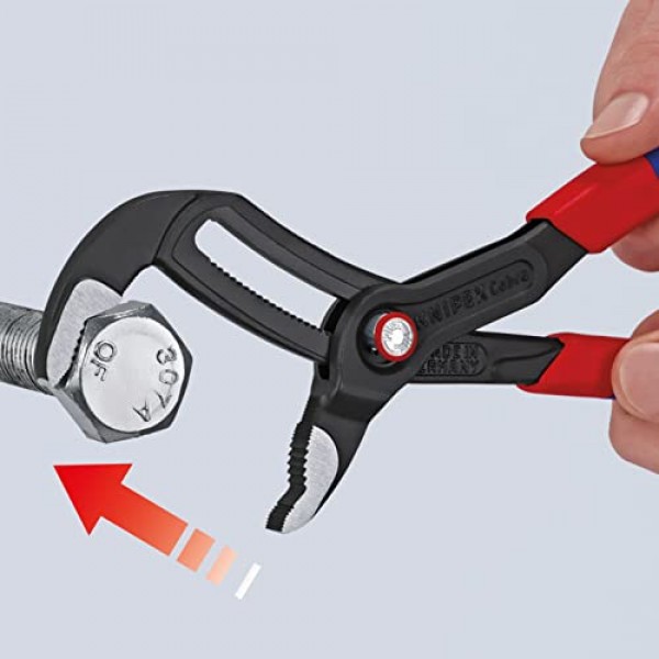 KNIPEX 87 21 250 코브라 퀵 세트 워터 펌프 플라이어, 10인치