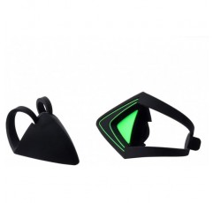 HUYUN 실리콘 고양이 귀 Razer Kraken 2019 Kraken TE 헤드셋과 호환되는 액세서리 헤드폰의 귀여운 스냅(녹색)