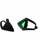 HUYUN 실리콘 고양이 귀 Razer Kraken 2019 Kraken TE 헤드셋과 호환되는 액세서리 헤드폰의 귀여운 스냅(녹색)